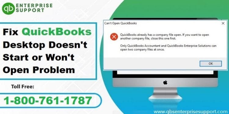 QuickBooks won't open