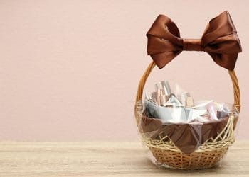 Wooden Gift Basket