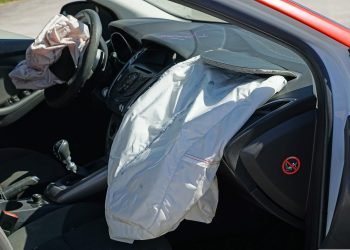 How important are airbags in improving driver safety?
