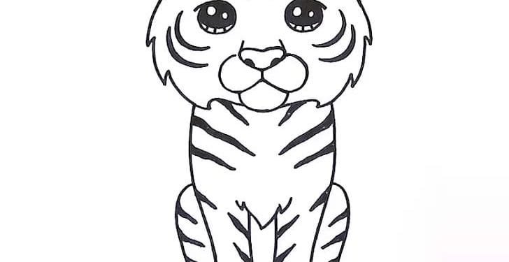 Best Tiger Drawing For kids |Drawing For Kids Tutorial