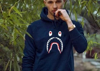 Blue Bape Hoodie