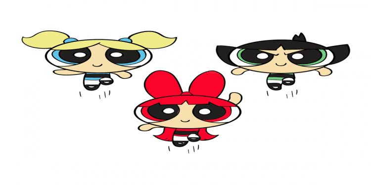 powerpuff girl drawing