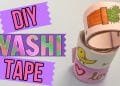 Step-by-step instructions to Make Do-It-Yourself Washi Tape