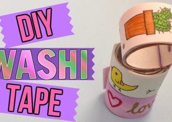 Step-by-step instructions to Make Do-It-Yourself Washi Tape