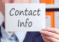 contact info