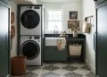 How To Give Your Laundry Room A Clean Modern Feel With Wallpaper